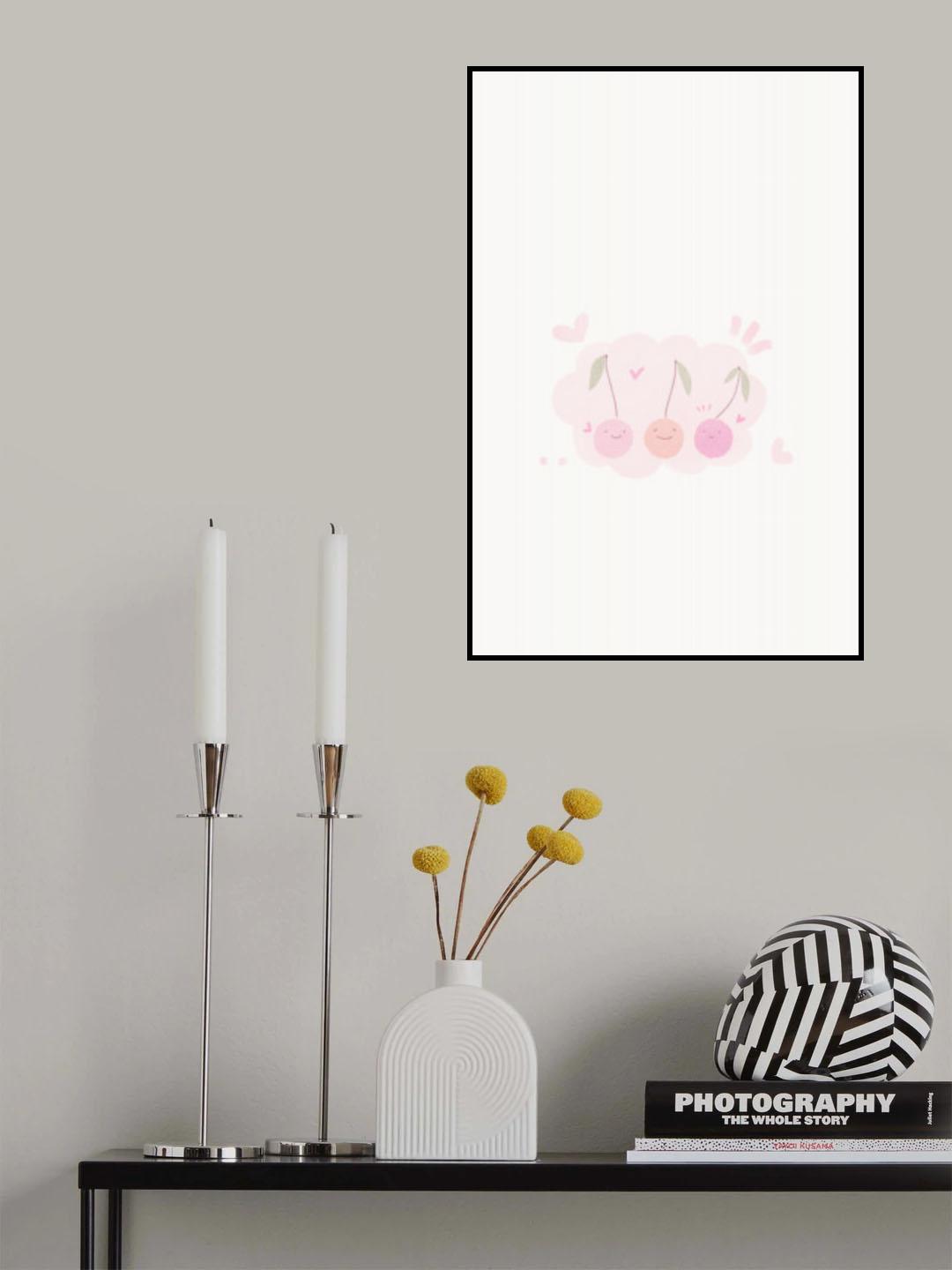 Cherry Pastel Poster och Canvastavla