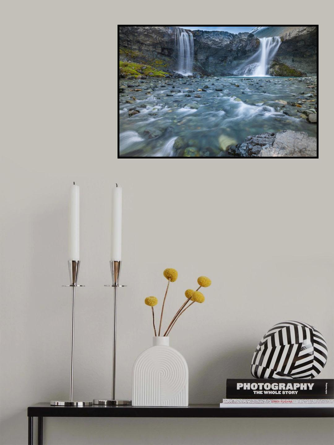 Azure falls Poster och Canvastavla
