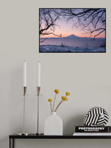Alaskan Volcanoe Poster och Canvastavla