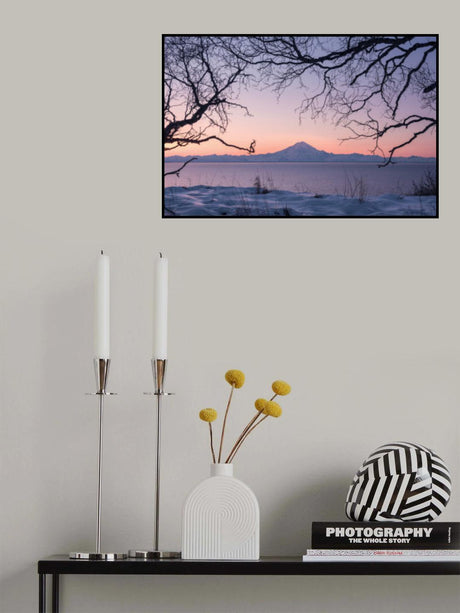 Alaskan Volcanoe Poster och Canvastavla
