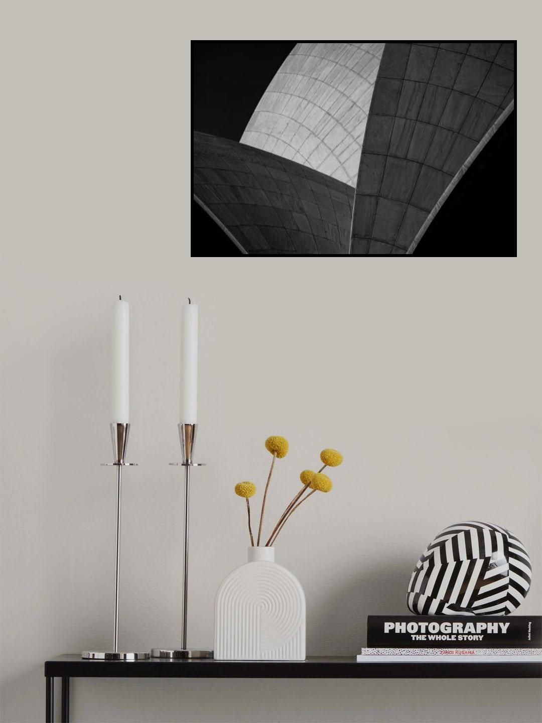 LOTUS TEMPLE Poster och Canvastavla