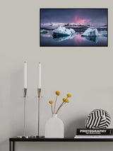 The Glacier Lagoon Poster och Canvastavla