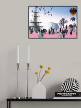 Flying Elephant Poster och Canvastavla