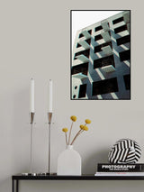 Bauhaus Dessau architecture in vintage magazine style VI Poster och Canvastavla