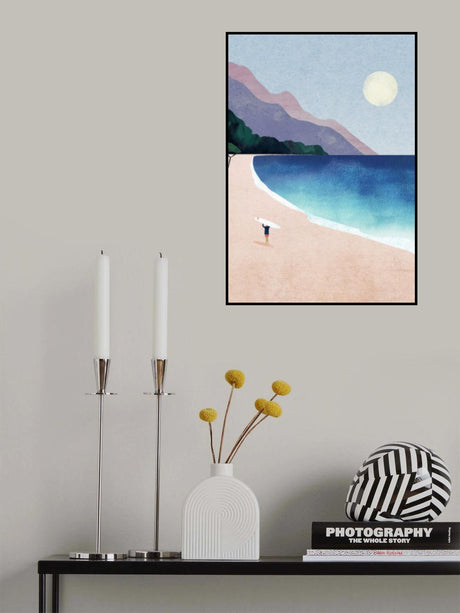 Surf Beach Poster och Canvastavla
