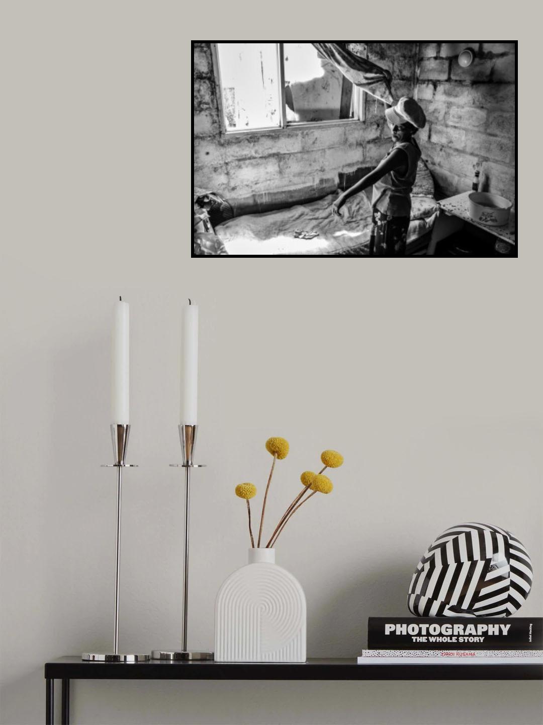 A ladys bedroom Poster och Canvastavla