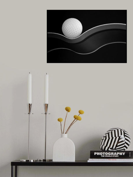 Craters and Curves Poster och Canvastavla
