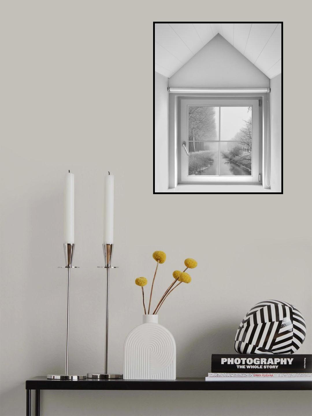 A crystal view from my window ... Poster och Canvastavla