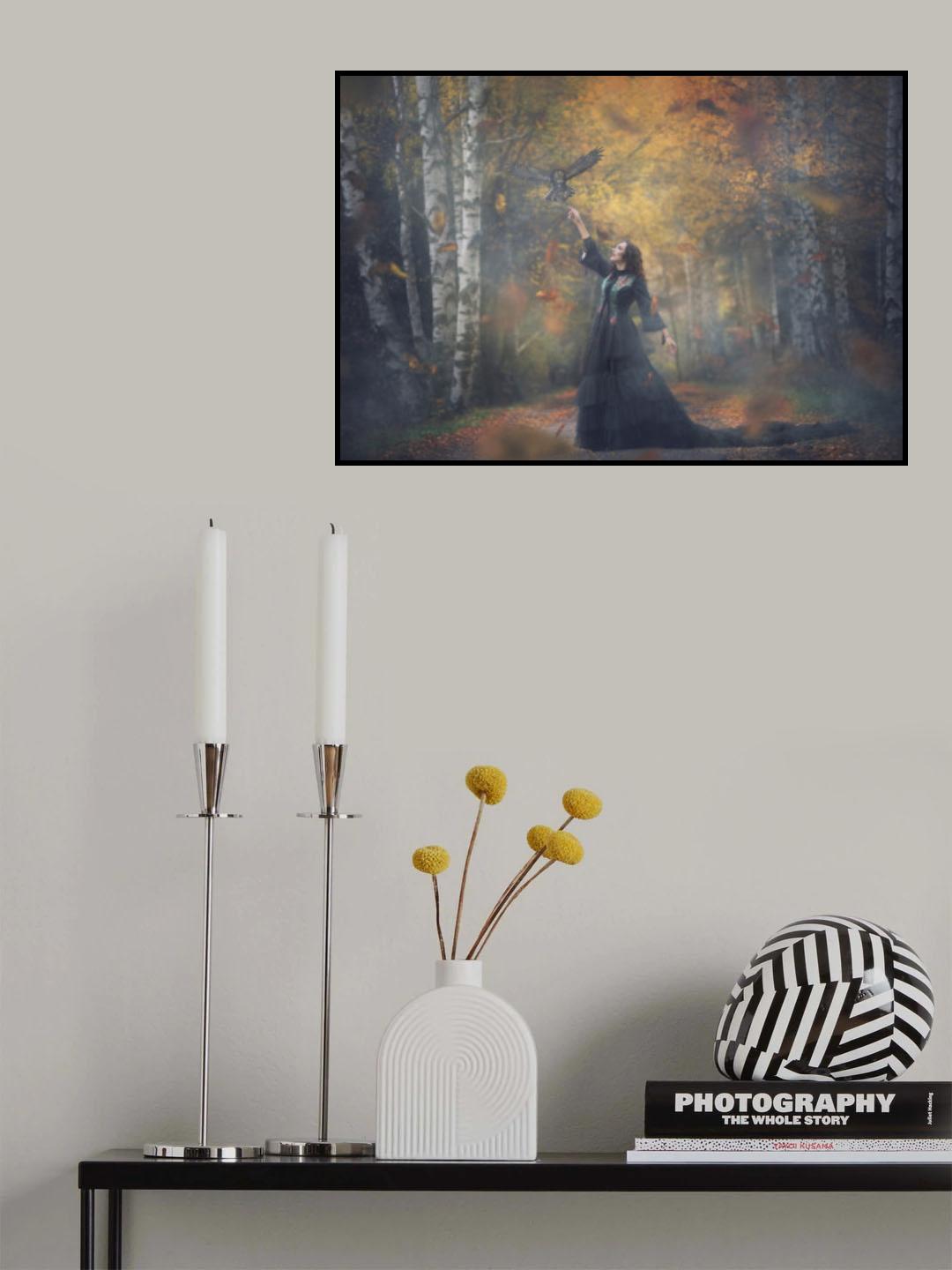 autumn girl Poster och Canvastavla