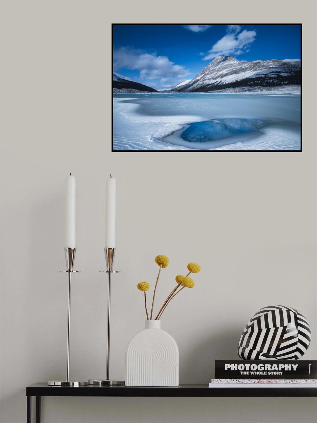 Ice Lake Time Poster och Canvastavla