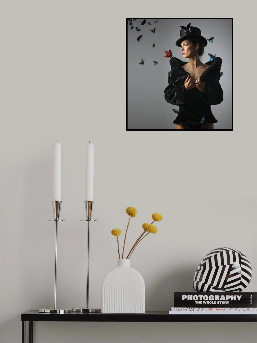 Lady Butterfly II Poster och Canvastavla