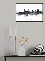Memphis Tennessee Skyline Poster och Canvastavla