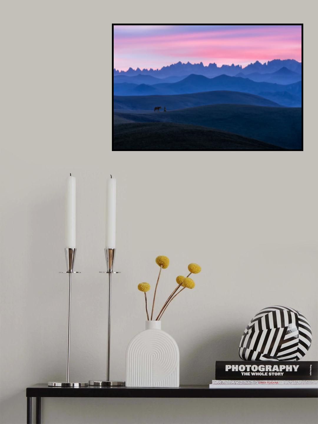Land of Idyllic Beauty Poster och Canvastavla