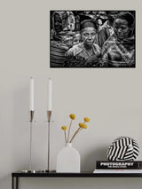 Women in a market in Ethiopia Poster och Canvastavla