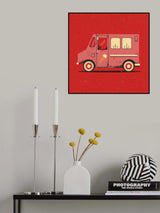 Ice Cream Truck Poster och Canvastavla