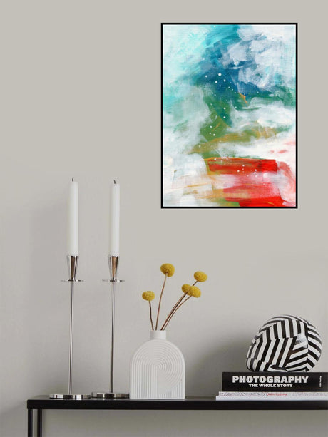 Rainy Rainbow Poster och Canvastavla