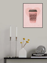 Love you a Latte Poster och Canvastavla