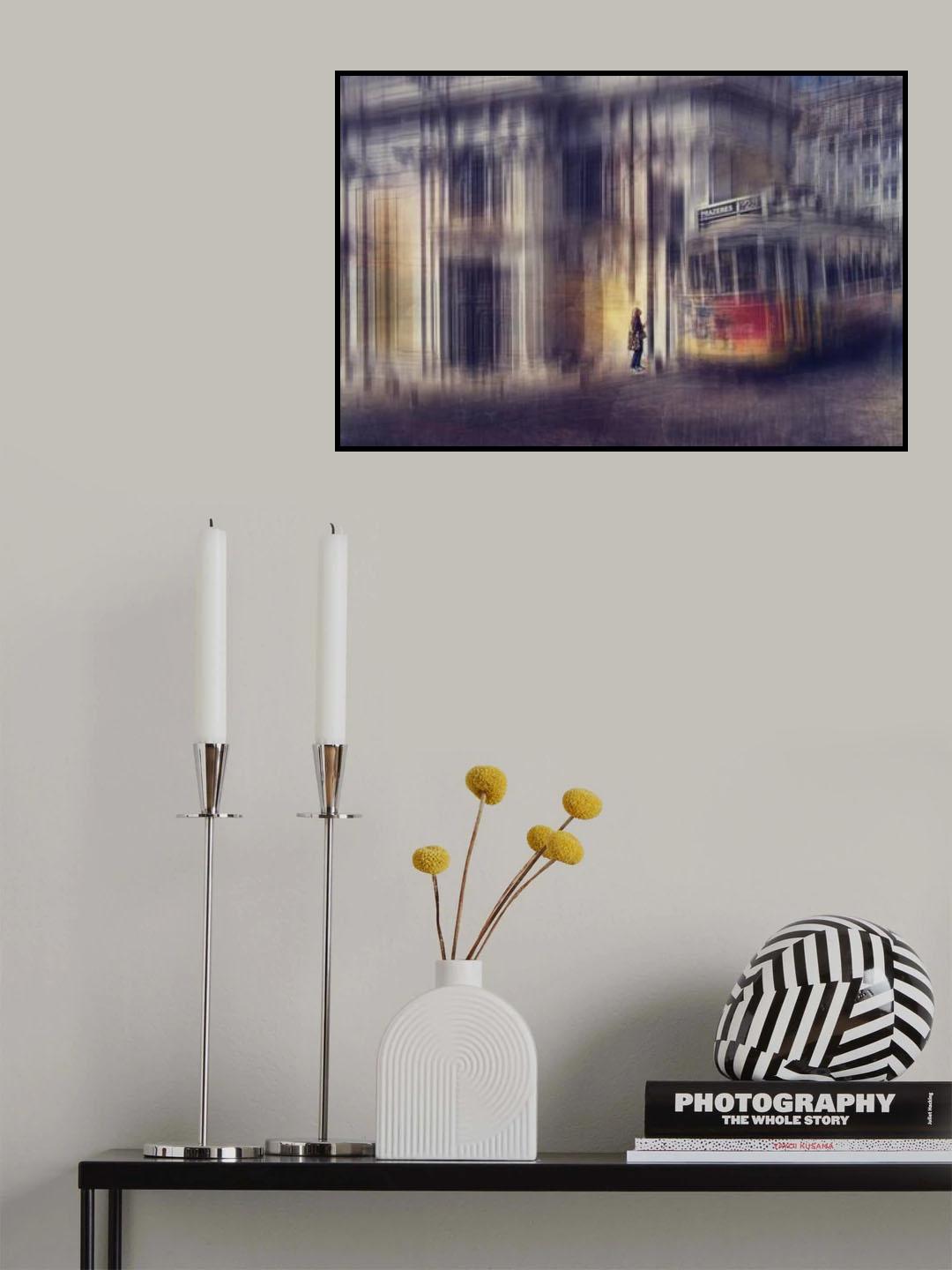 Tram Stop Poster och Canvastavla