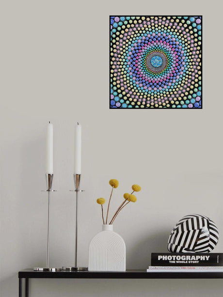 Candy Swirl Poster och Canvastavla
