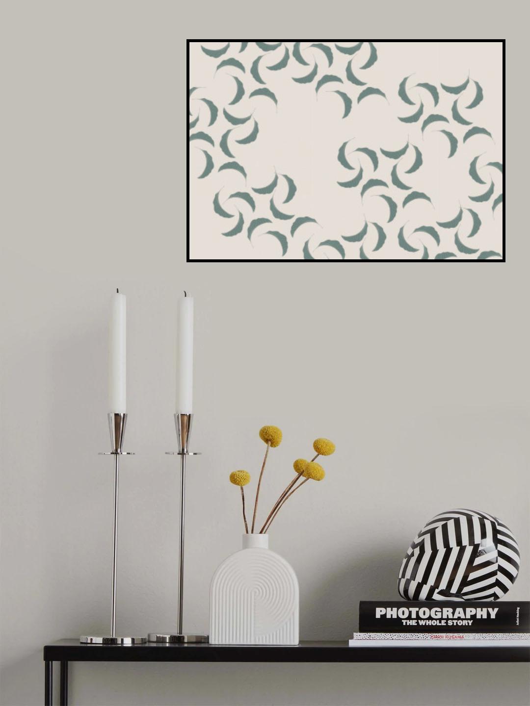 Green Banana Leaves Poster och Canvastavla