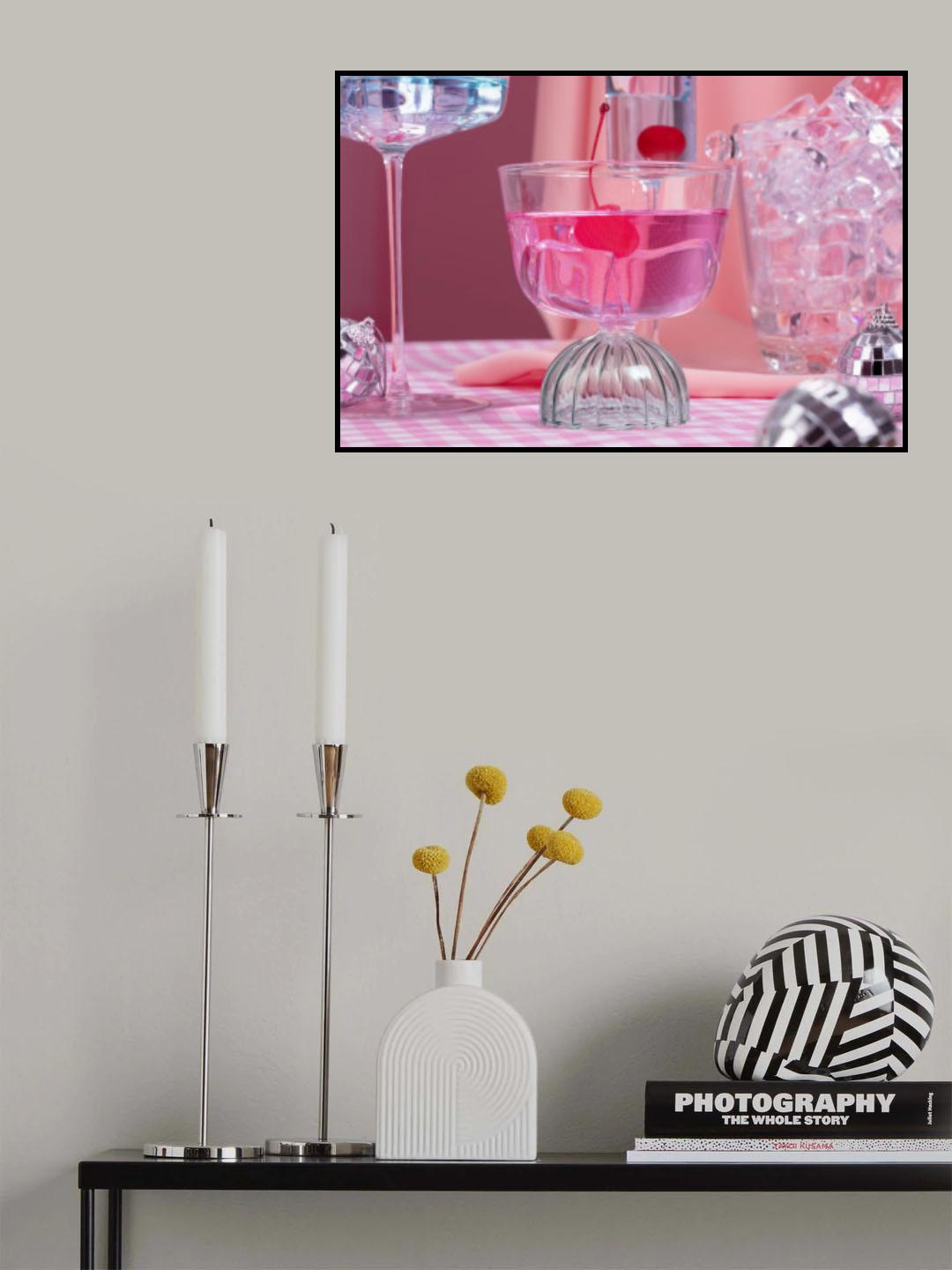 Pink Party Poster och Canvastavla