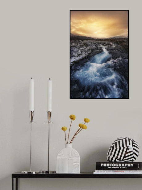Bruarfoss Poster och Canvastavla