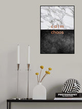 Calm Chaos Poster och Canvastavla