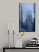 City in Fog Poster och Canvastavla