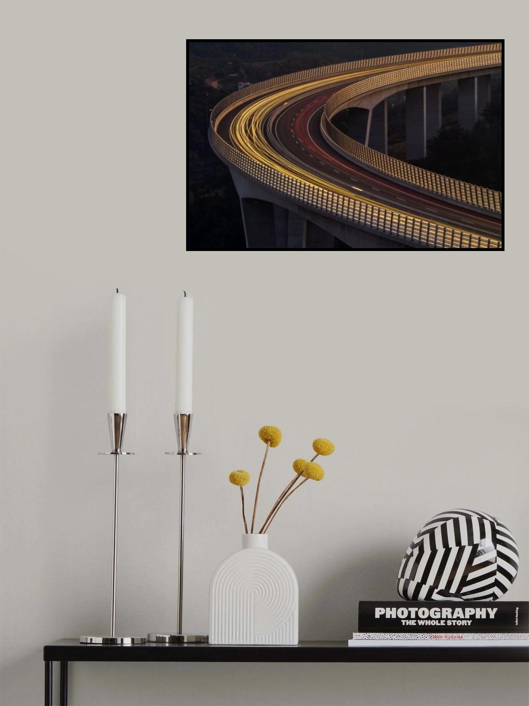 Viadukt Črni Kal Poster och Canvastavla