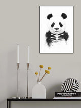 Zombie Panda Poster och Canvastavla
