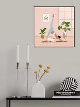 Downward Dog Poster och Canvastavla