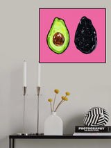 Avocado On Pink Poster och Canvastavla