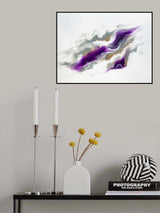 Grey and Violet Skies Poster och Canvastavla