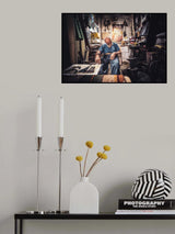 Resting blacksmith of Isfahan Poster och Canvastavla