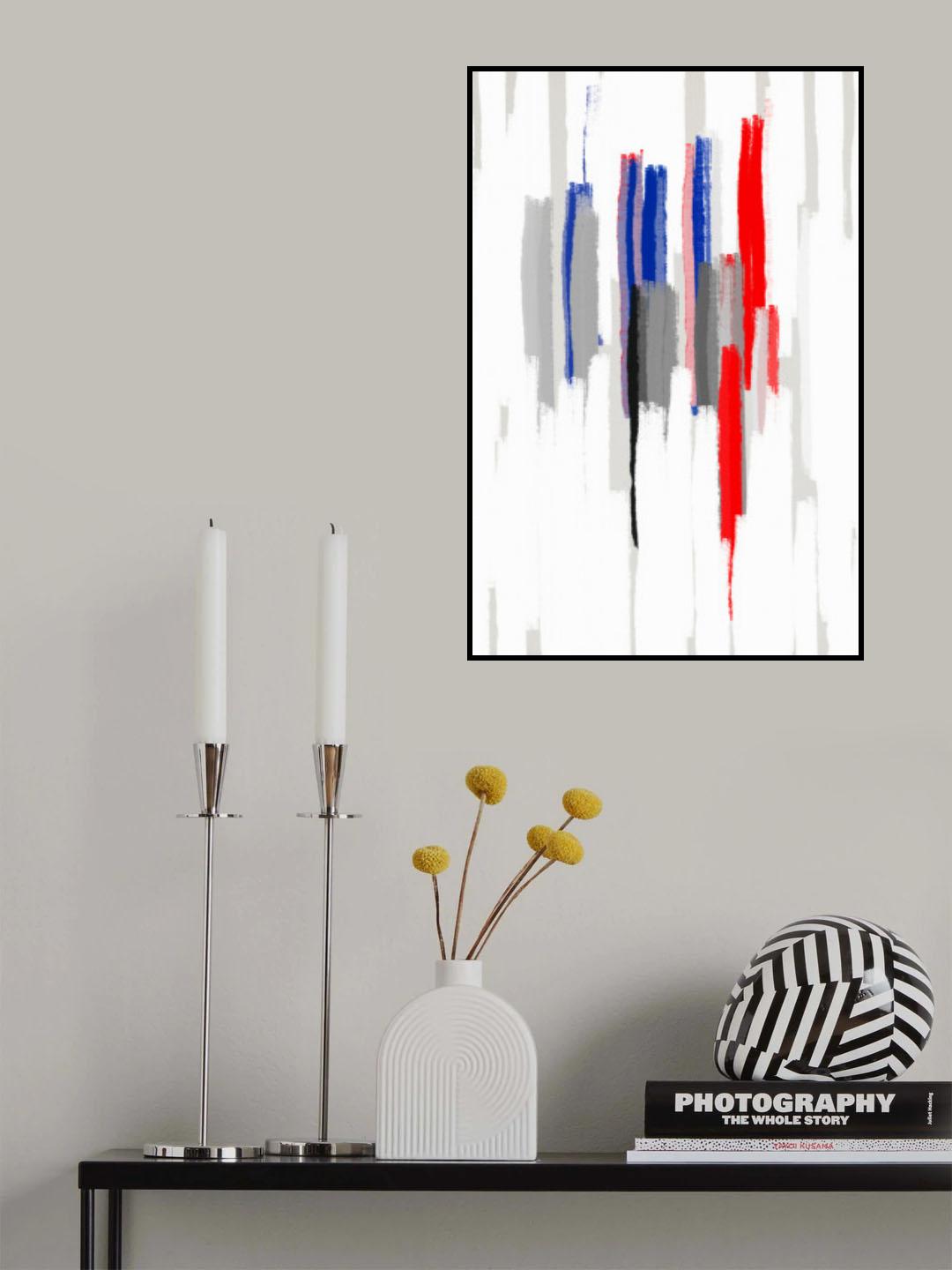 BILLS RED WHITE AND BLUE Poster och Canvastavla