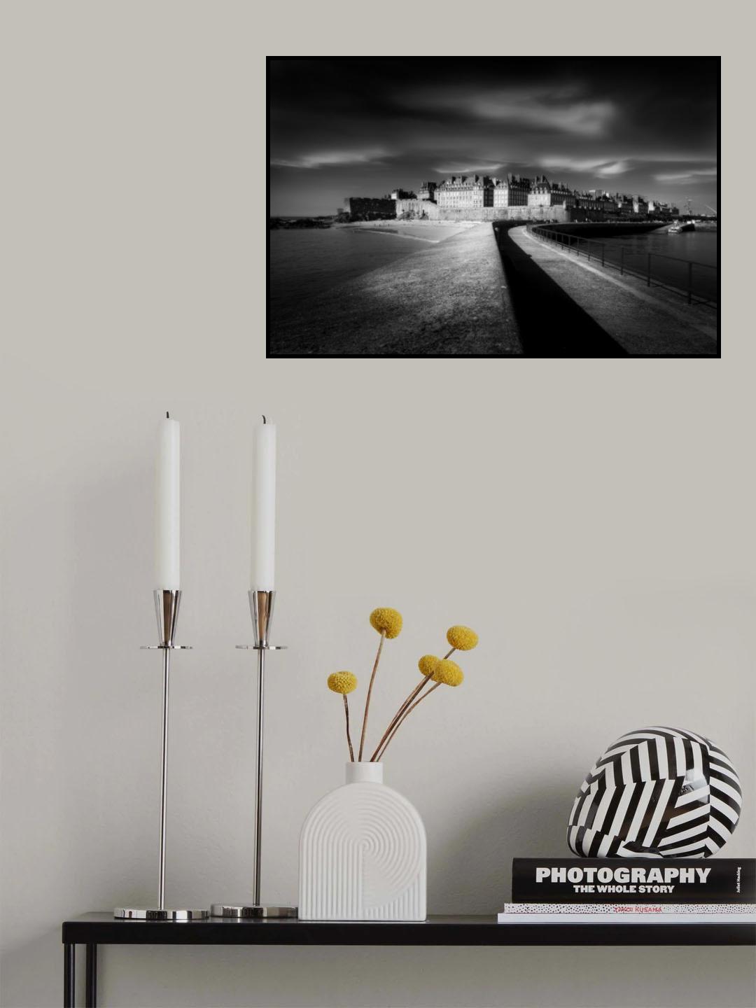 Light on Saint-Malo Poster och Canvastavla