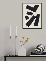 Ink Motif 31 Poster och Canvastavla