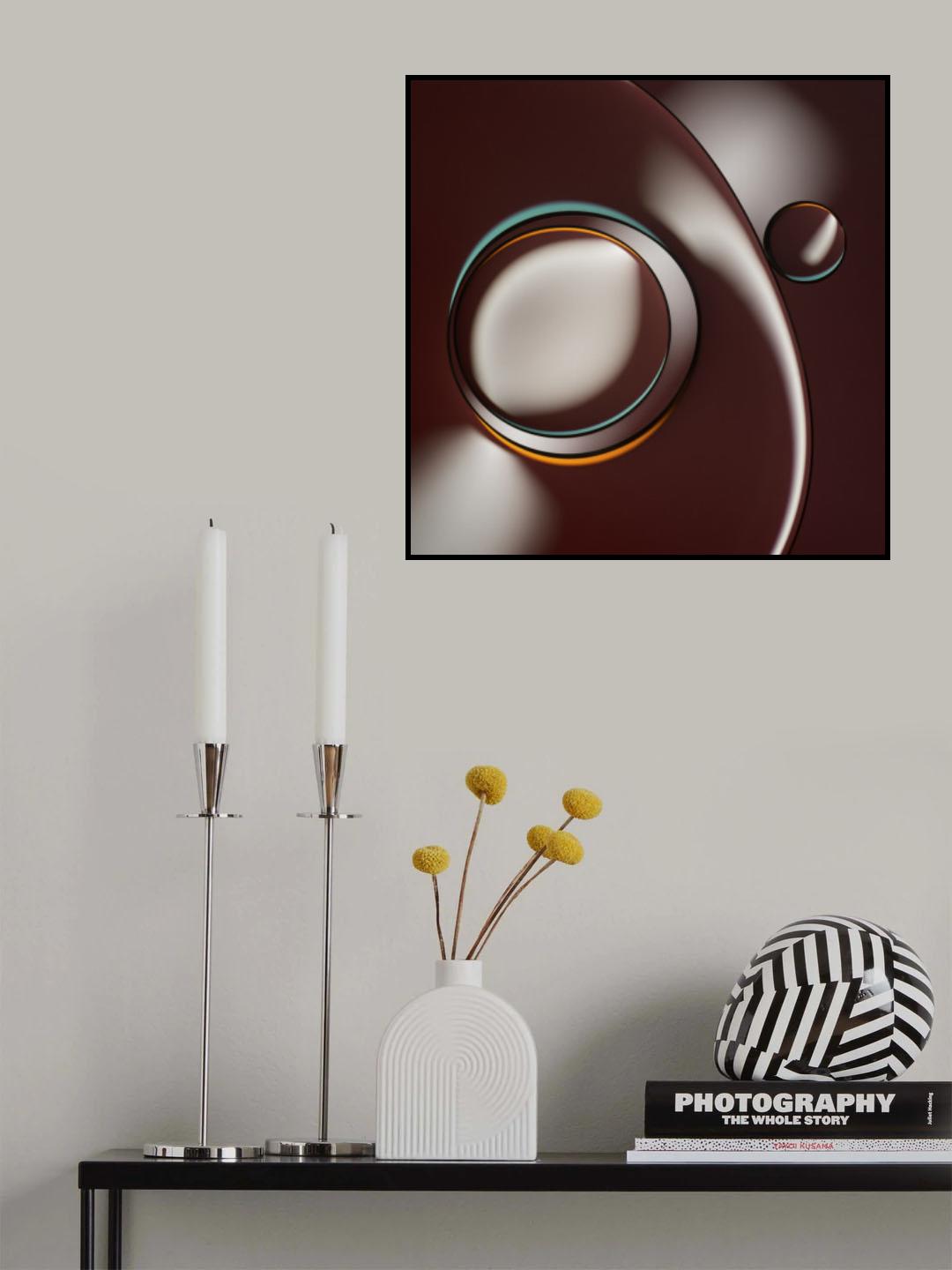Light-Dark 56C (Oil and Water) Poster och Canvastavla