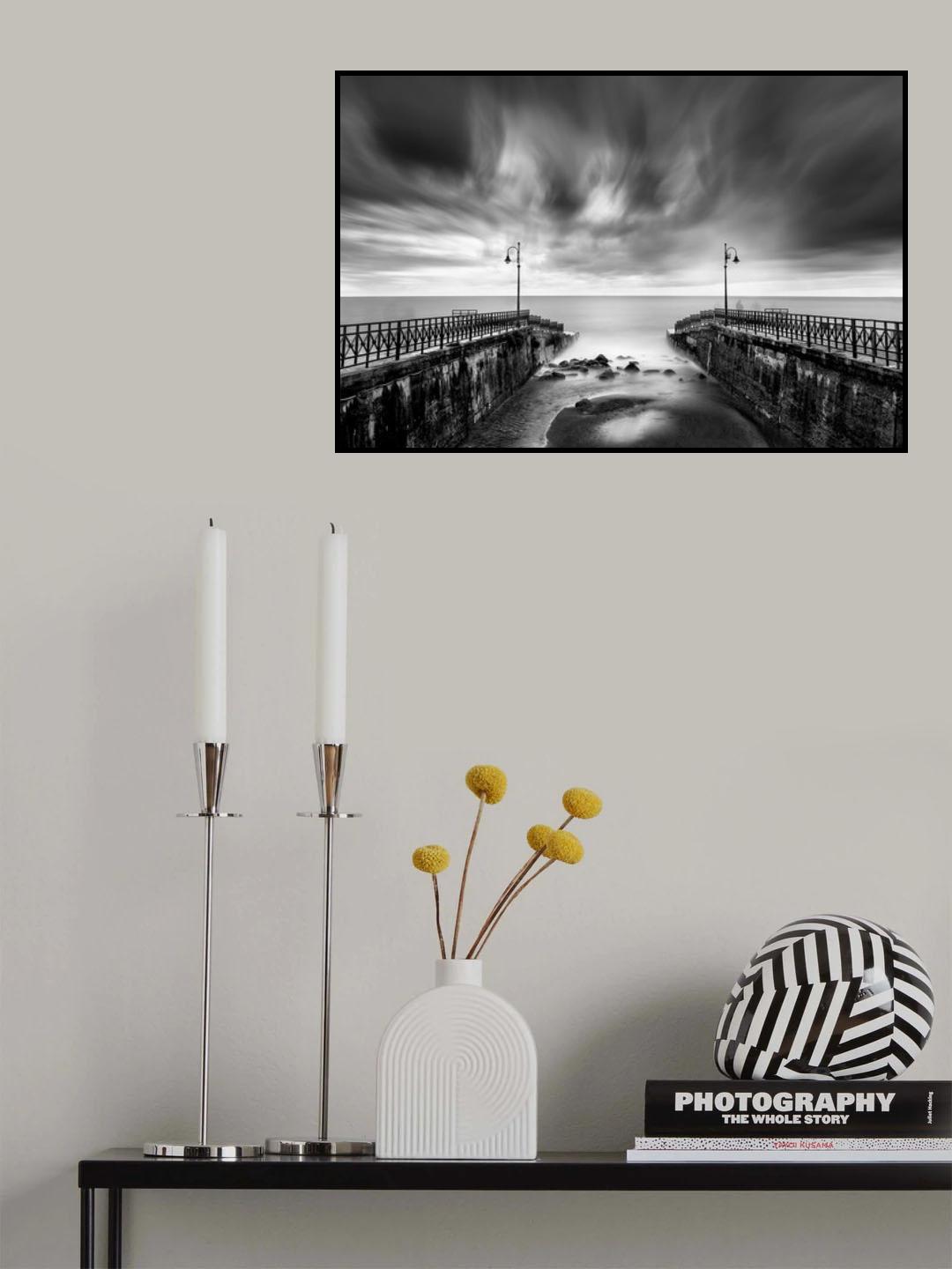 Double Pier Poster och Canvastavla