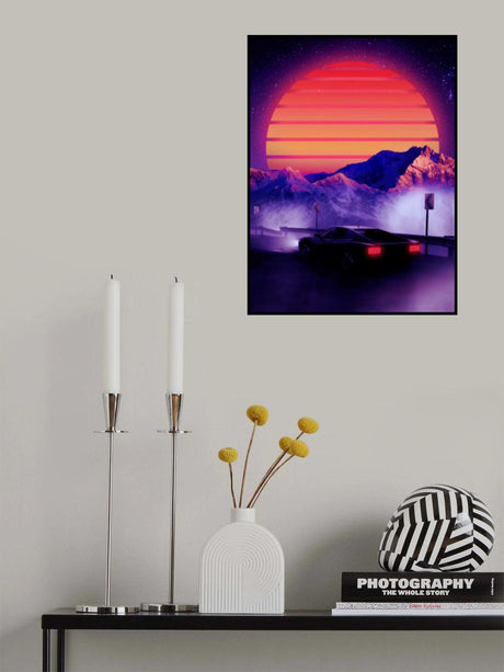 Retro Synth Poster och Canvastavla