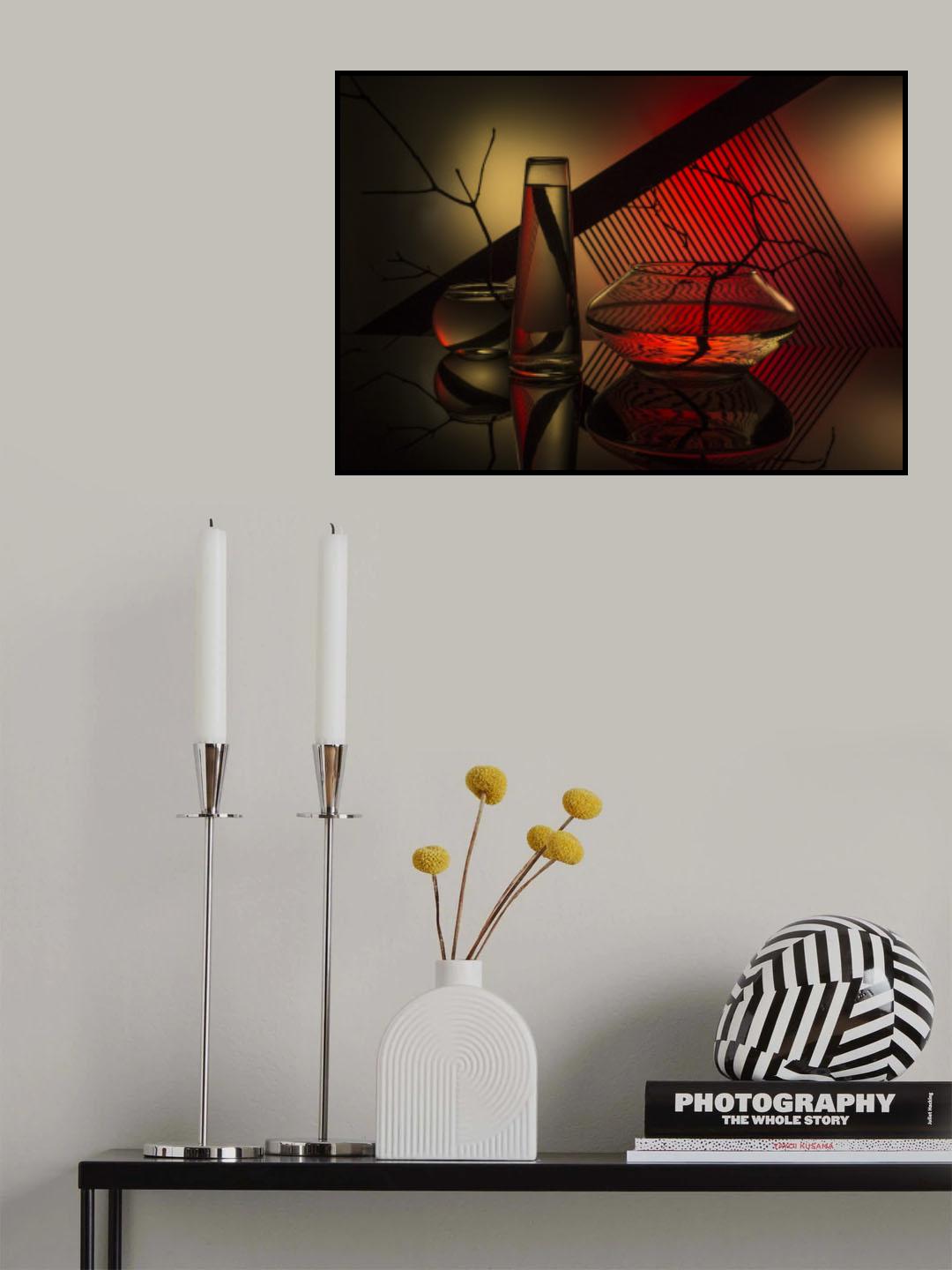 From the series "Experiments with glass" Poster och Canvastavla