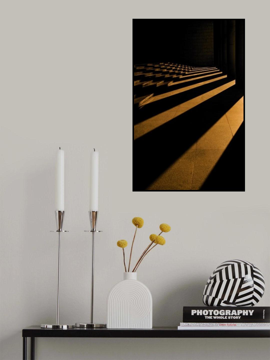 golden lines Poster och Canvastavla