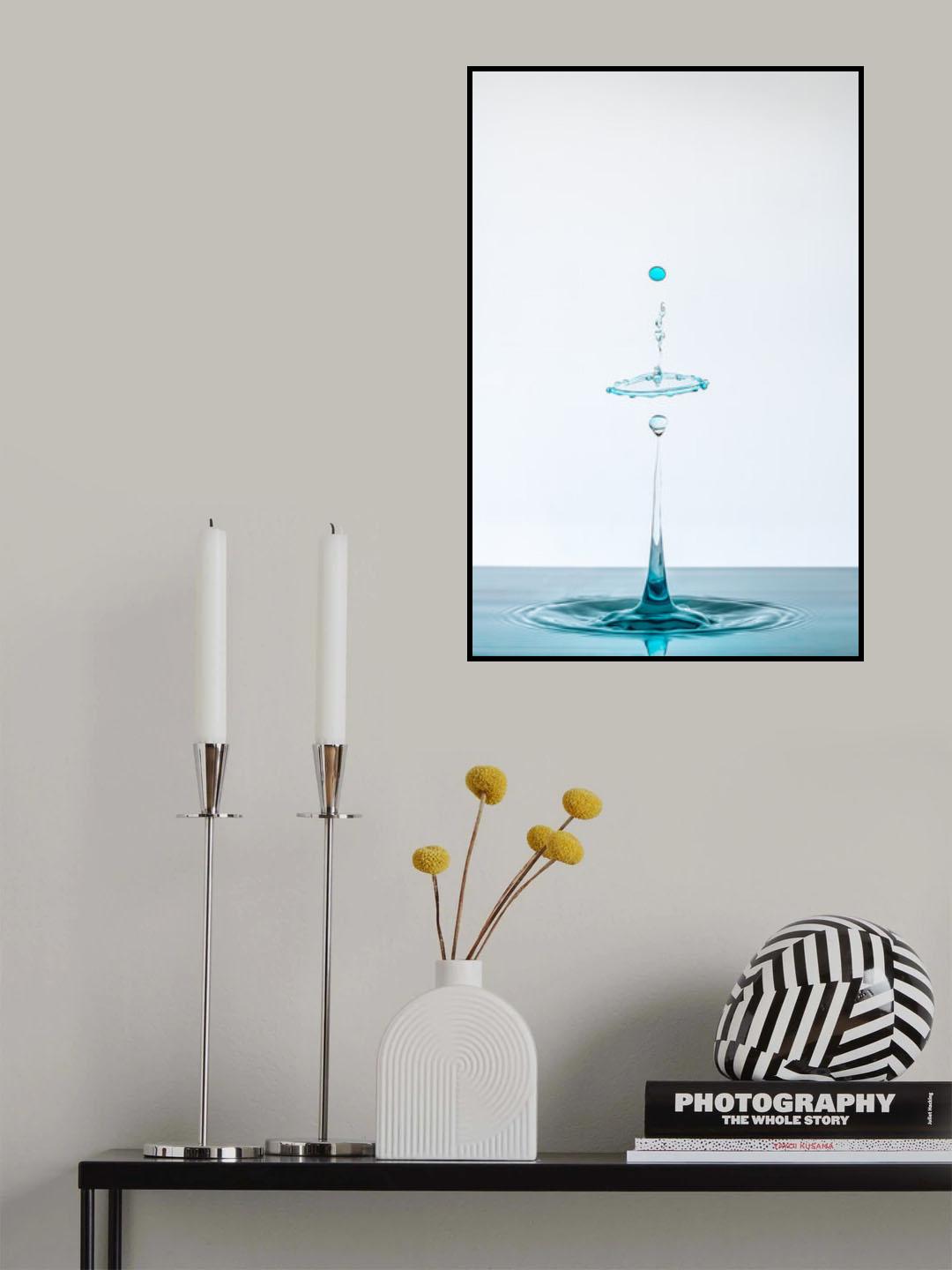 Drop Poster och Canvastavla
