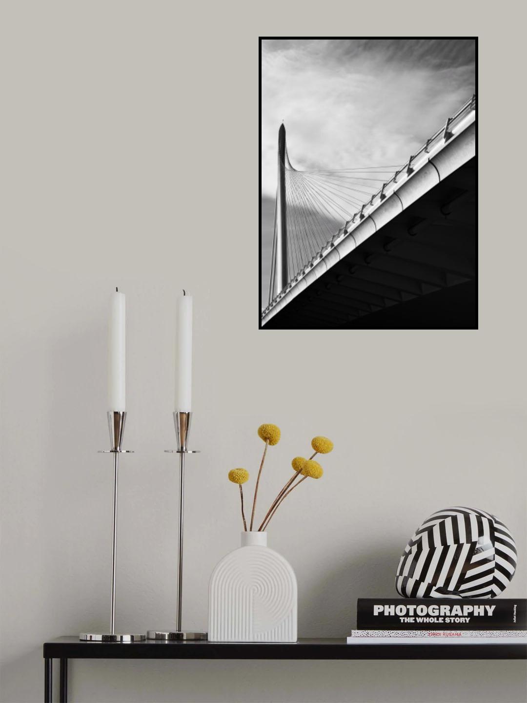 Cable-stayed Bridge Poster och Canvastavla
