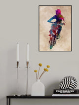 Motor Sport Art 1 Poster och Canvastavla