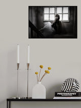 Stairs with windows Poster och Canvastavla