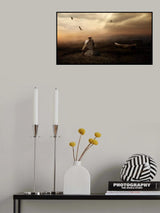 ...fisherman at work... Poster och Canvastavla
