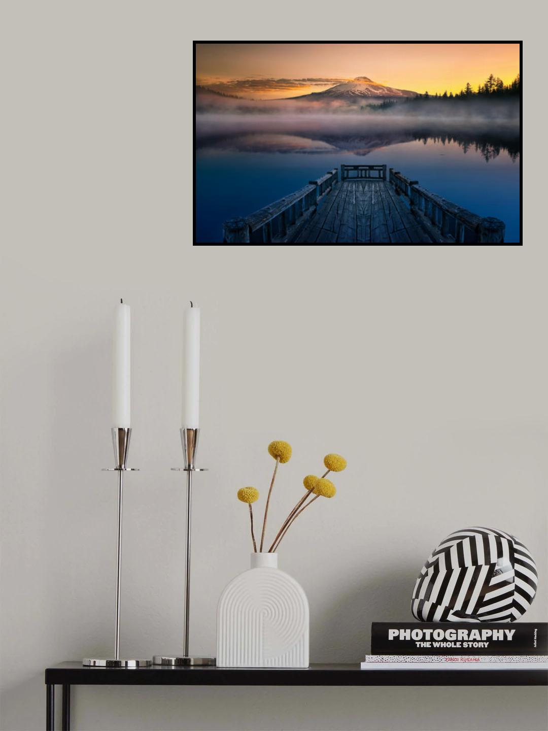 Misty Morning Poster och Canvastavla
