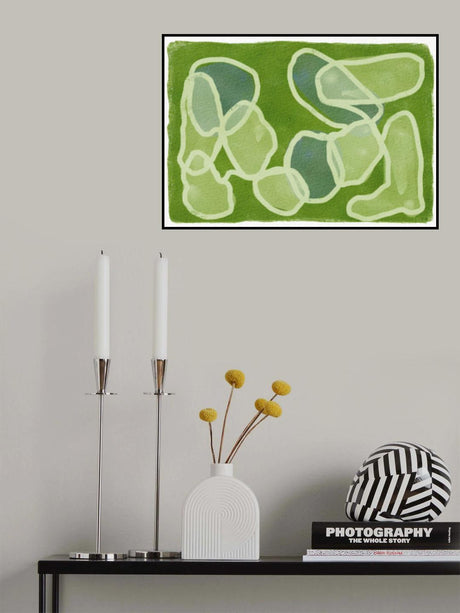 Pink Circles Poster och Canvastavla