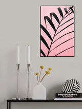 Graphic palm leaf_2 Poster och Canvastavla